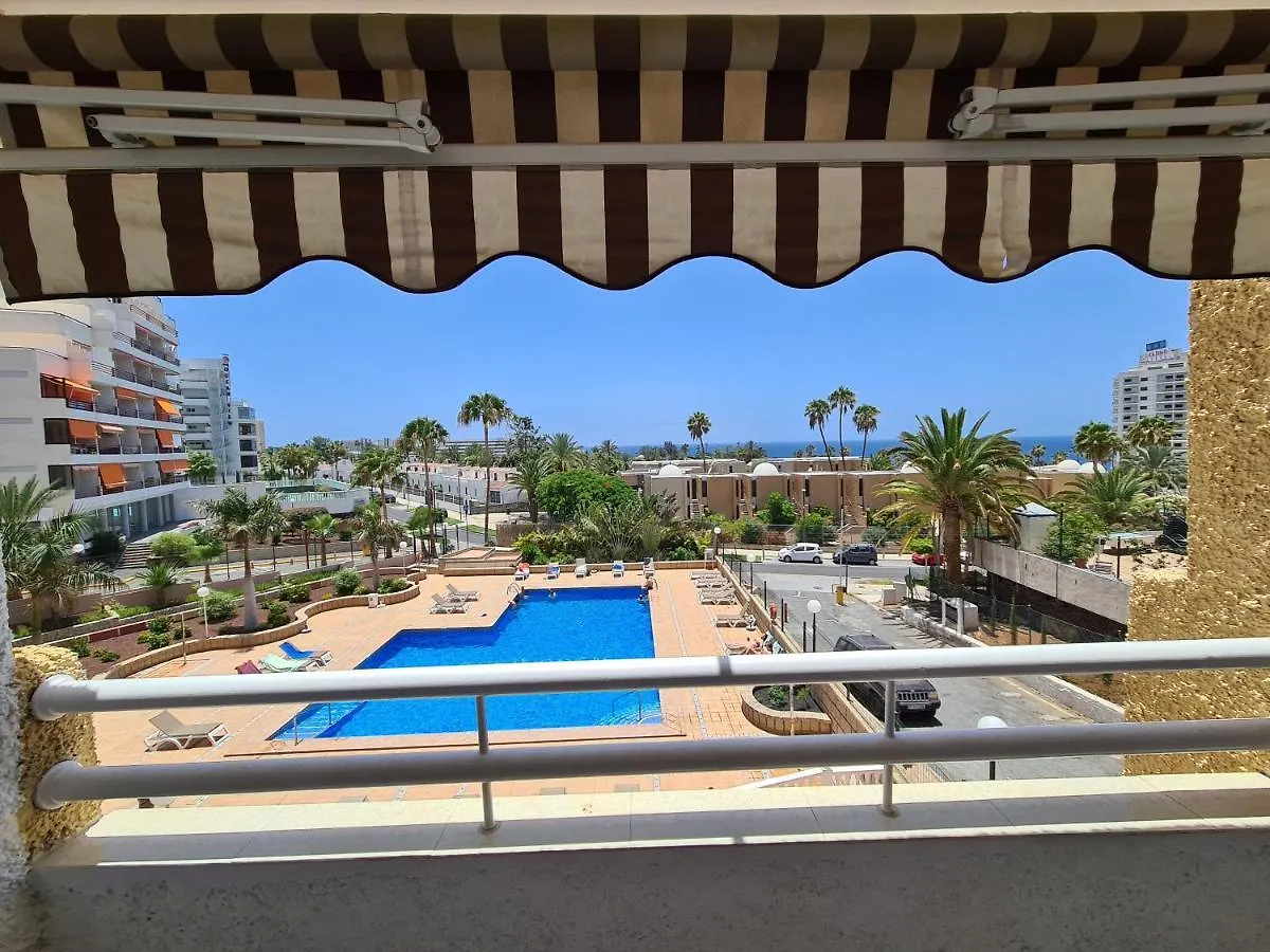 Borinquen Only 280 Meters To The Beach, Balcony With Sea View, Heated Pool, Wifi Playa de las Americas  Playa de las Americas (Tenerife)