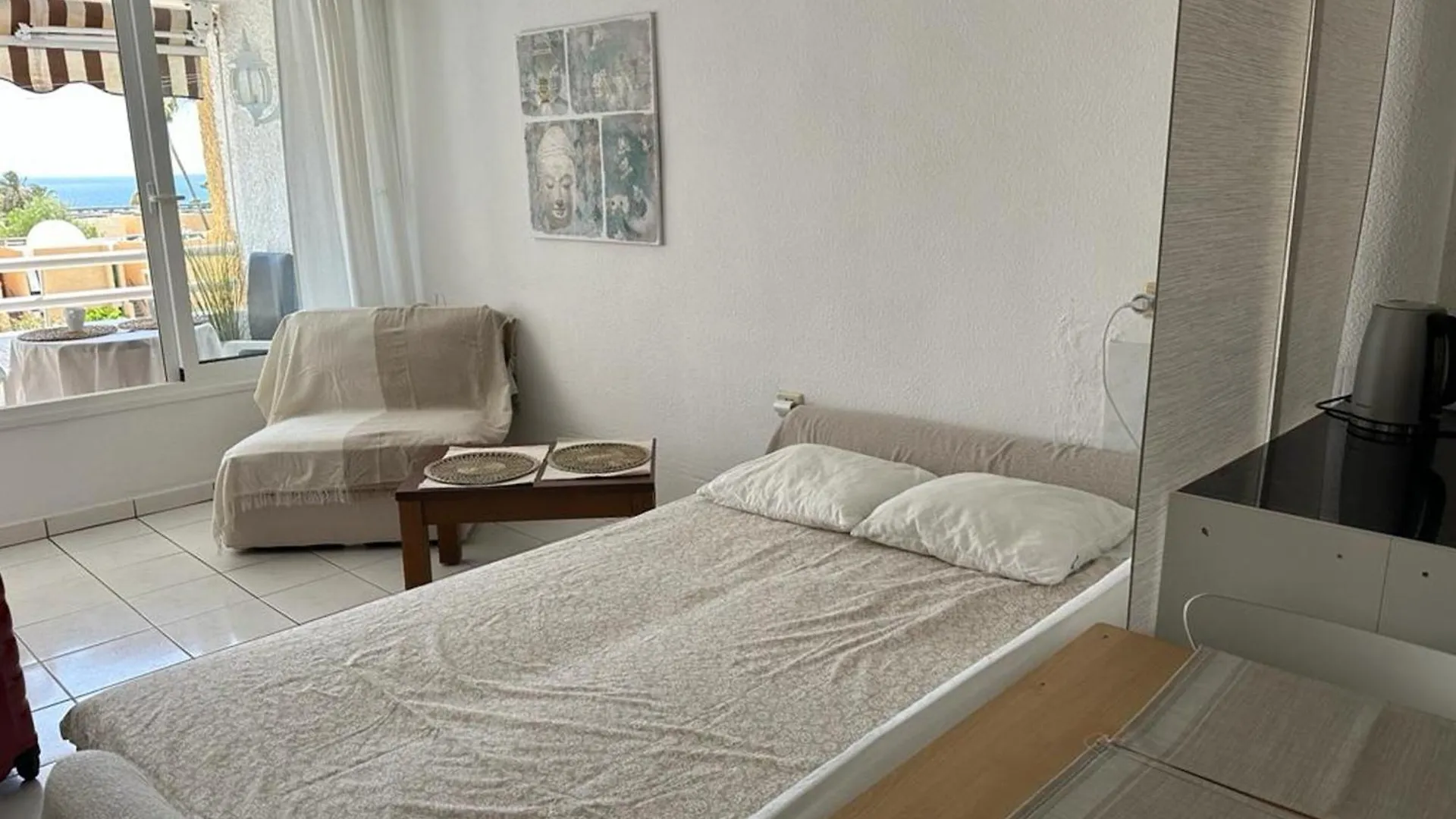 Borinquen Only 280 Meters To The Beach, Balcony With Sea View, Heated Pool, Wifi Playa de las Americas  Apartment Playa de las Americas (Tenerife)